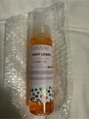Aminnah “Fruit Loops” Hand & Body foaming Cleanser! NEW! Smell matches the name!